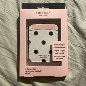Kate Spade Polka Dot Sticker Pocket